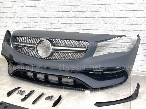Бампер передний в сборе CLA45 AMG Mercedes CLA class C117 2013-2018