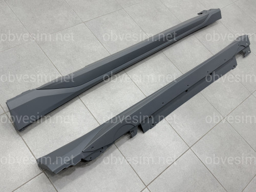 Пороги M-paket BMW X1 U12 LONG 2023+ 2шт.