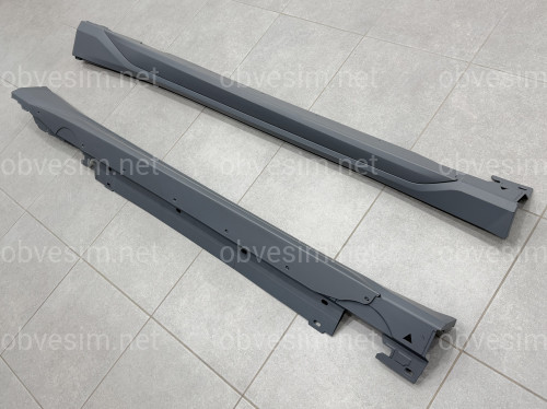 Пороги M-paket BMW X1 U12 LONG 2023+ 2шт.