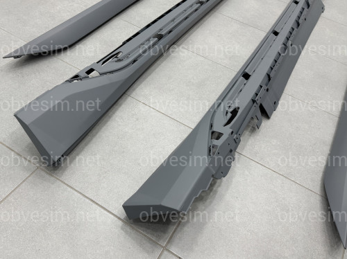 Пороги M-paket BMW X1 U12 LONG 2023+ 2шт.