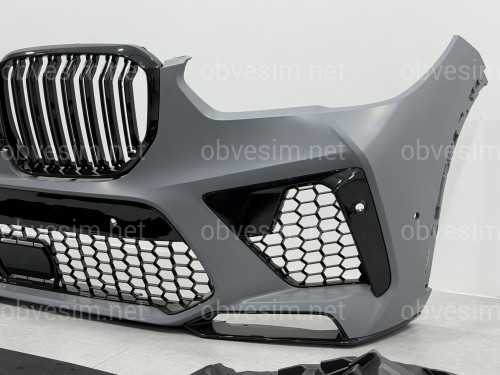 Передний бампер X5M F95 с решеткой для BMW G05 2018-2022