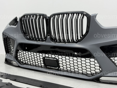 Передний бампер X5M F95 с решеткой для BMW G05 2018-2022