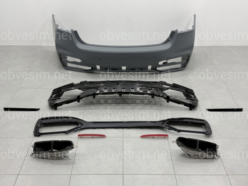 Комплект обвеса с решеткой M760 BLACK для BMW 7 series G12 2019-2022