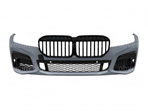 Бампер передний с решеткой M760 BLACK для BMW 7 series G12 2019-2022