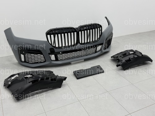Бампер передний с решеткой M760 BLACK для BMW 7 series G12 2019-2022