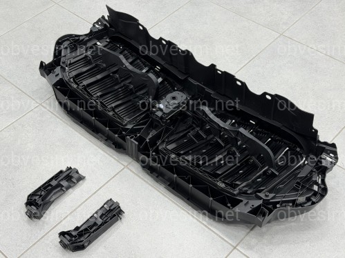 Центральные жалюзи с моторчиком СЕРЫЕ 51749447386 для BMW X6 G06 2019-2022