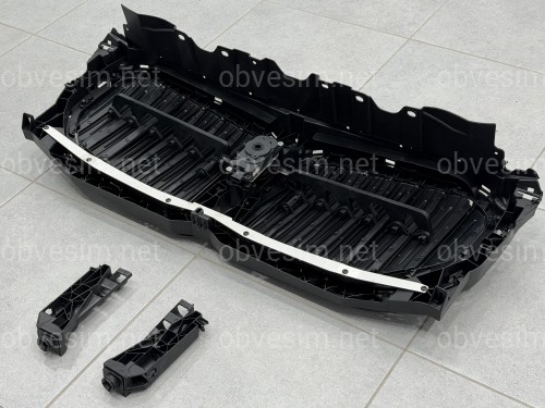Центральные жалюзи с моторчиком СЕРЫЕ 51749465527 для BMW X5 G05 2019-2022