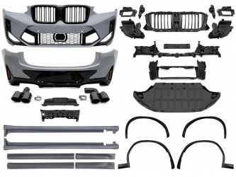 Обвес X4M F98 LCI для BMW X4 G02 F98 2022-2024 (бампера в сборе, арки, пороги, молдинги, вых. трубы)