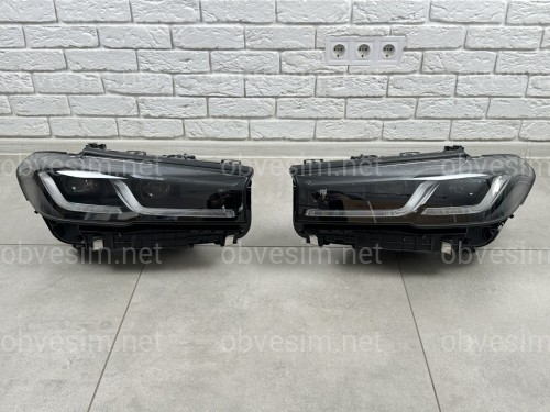 Фары Full LED Shadow line для BMW 5 series G30 G31 2020-2023 комплектные с блоками 2шт