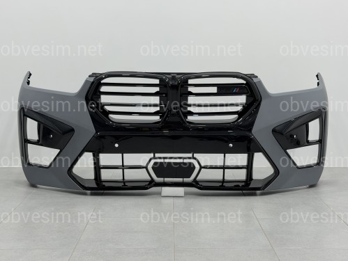 Рестайлинг комплект обвеса передней части X5M F95 2023+ с фарами SHADOW LINE для BMW X5 G05 F95 2018-2022