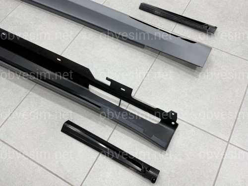 Накладки на пороги M-paket BMW 7 series G12 2019-2022