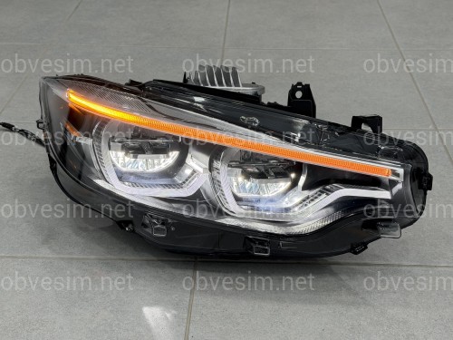 FULL LED фары для BMW 4 series F32 F33 F36 F80 2013-2016 2шт. 2 РЕЖИМА ДХО КСЕНОН АПГРЕЙД В LED