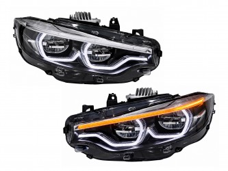 FULL LED фары LCI для BMW 4 series F32 F33 F36 F80 2013-2016 2шт. КСЕНОН АПГРЕЙД В LED
