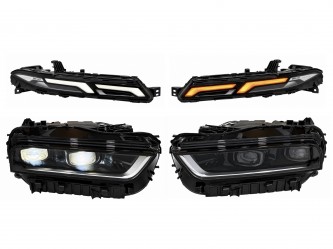 Фары Adaptive LED с ресницами DRL для BMW X7 G07 2023+ 4шт. комплектные с блоками