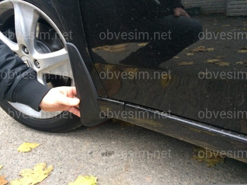 Брызговики Honda Accord CL8 2008-2012 без обвеса (форма оригинала) комплект 4шт