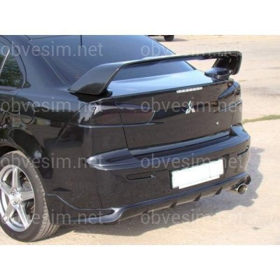 Спойлер на багажник EVO Lancer X 2007-2015 ABS пластик под покраску