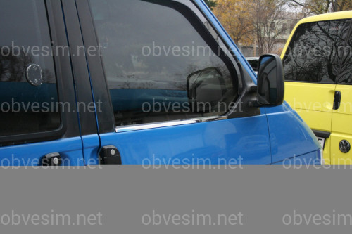 Молдинги окна нижние Volkswagen T-4 Transporter/ Caravelle/ Multivan 1991-2003 (нержавеющая сталь)