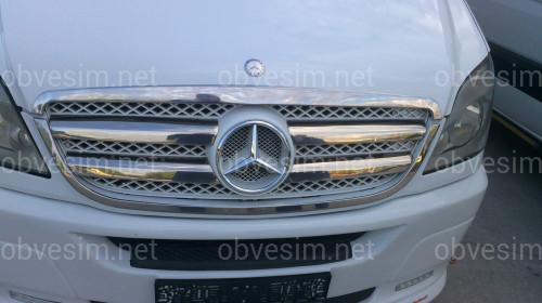 Хром окантовка решетки радиатора Mercedes-Benz Sprinter W906 2006-2013