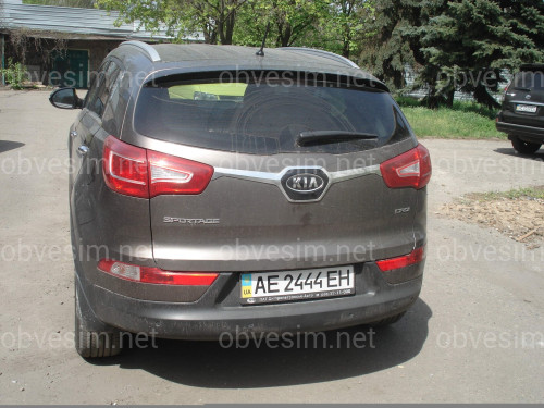 Накладка на багажник 
Kia Sportage R 2010-