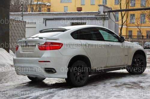 Козырек крышки багажника Hamann для BMW X6 в кузове E71 ABS пластик под покраску