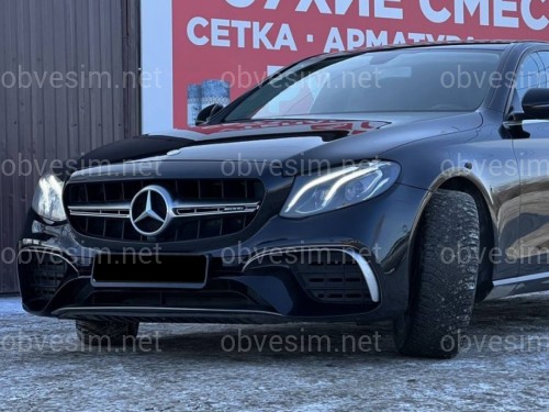 Передний бампер в стиле e63 Mercedes E-Class W213 2016-2020