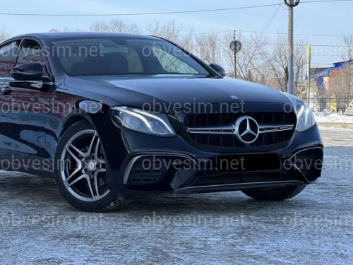 Передний бампер в стиле e63 Mercedes E-Class W213 2016-2020
