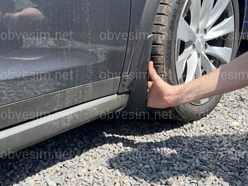 Брызговики Tesla Model X 2015-2019 комплект 4 шт.
