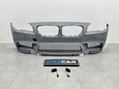 Передний бампер в сборе стиль M5 стиль для BMW 5 Series F10 F11 2010-2016 ПОД ПАРКТРОННИКИ