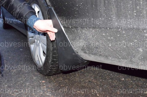 Брызговики Mercedes Benz W221 2005-2013 (без обвеса) комплект 4шт