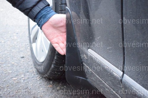 Брызговики Mercedes Benz W221 2005-2013 (без обвеса) комплект 4шт