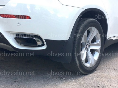 Брызговики задние BMW X6 E71 07-13 / F16 14-18 комплект 2шт.