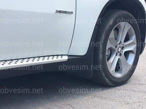 Бризковики під підножку  BMW X6 E71 07-13 / F16 14-18 комплект 4шт.