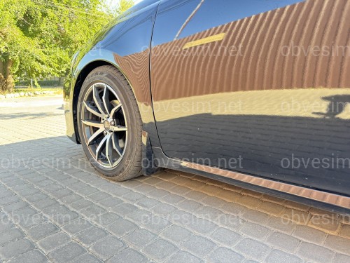 Бризковики Lexus ES 2012-2017 колір чорний глянець, комплект 4шт.