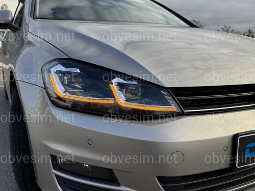 FULL LED фари Volkswagen Golf 7 2012-2016 у стилі рестайлінг 7.5