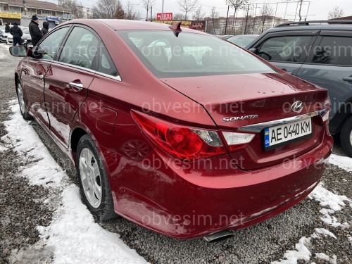 Брызговики Hyundai Sonata 2010-2014 комплект 4 шт