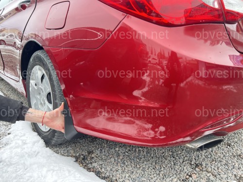 Брызговики Hyundai Sonata 2010-2014 комплект 4 шт