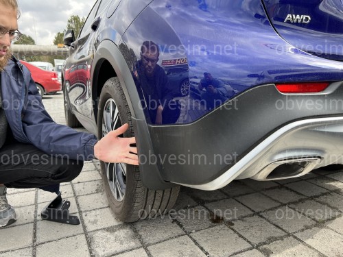 Брызговики Infiniti QX30 2016-2021 комплект 4 шт.