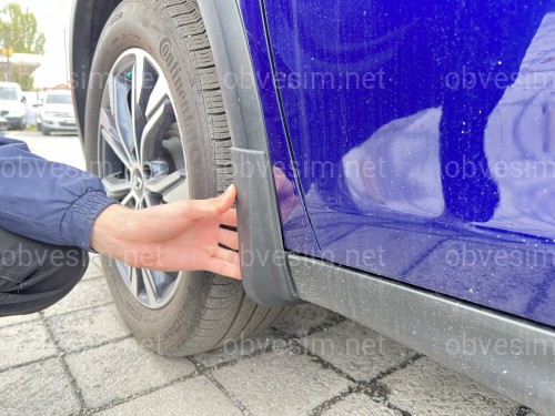 Брызговики Infiniti QX30 2016-2021 комплект 4 шт.