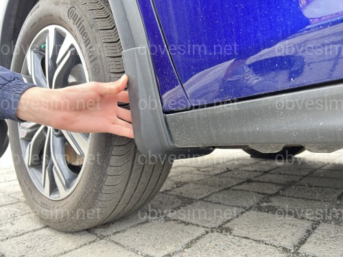 Брызговики Infiniti QX30 2016-2021 комплект 4 шт.
