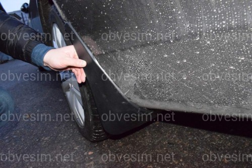 Брызговики Mercedes Benz W221 2005-2013 (без обвеса) комплект 4шт