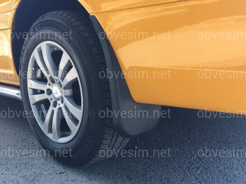 Брызговики задние Mercedes Benz W639 Vito 2010-2015 / Viano 2003-2009, комплект 2шт.