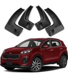 Брызговики Kia Sportage ДО РЕСТАЙЛИНГА 2016-2018 комплект 4 шт.