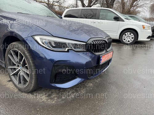 Передний бампер M paket BMW 3 series G20 G21 2019-2022