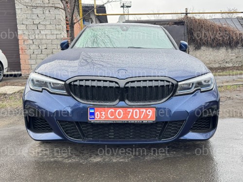 Передний бампер M paket BMW 3 series G20 G21 2019-2022