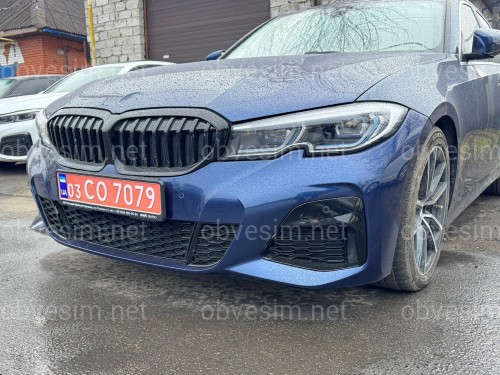 Передний бампер M paket BMW 3 series G20 G21 2019-2022