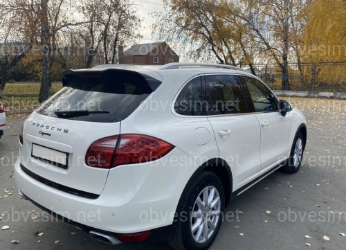 Рейлинги на крышу OEM Porsche Cayenne 958 / Volkswagen Touareg 2010-2018 алюминий 2шт. цвет серебро