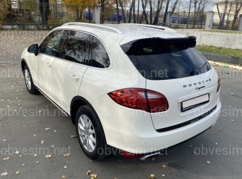 Рейлинги на крышу OEM Porsche Cayenne 958 / Volkswagen Touareg 2010-2018 алюминий 2шт. цвет серебро