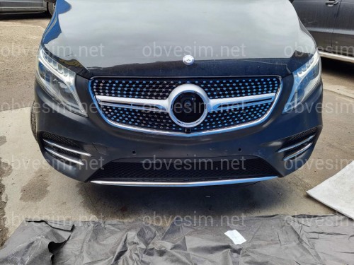 Бампер передний AMG Diamond Mercedes V Class Vito Metris W447 2014-2023