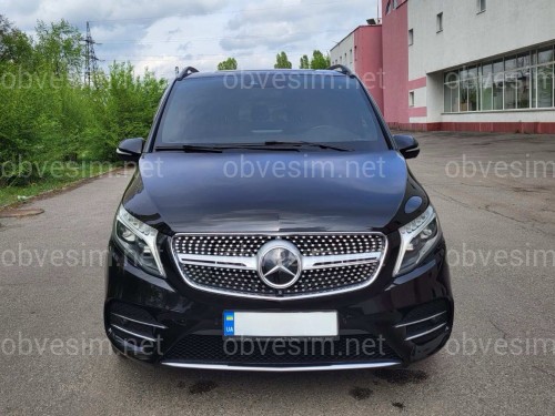 Бампер передний AMG Diamond Mercedes V Class Vito Metris W447 2014-2023