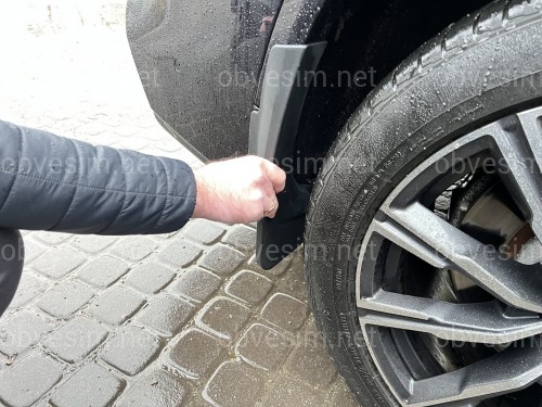 Брызговики BMW X5 G05 2019+ М пакет, комплект 4шт.